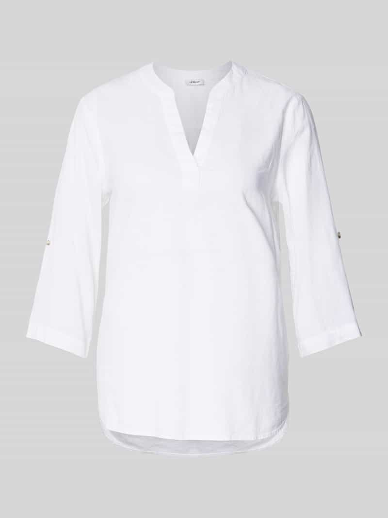 S.Oliver Klassieke blouse met turn-up