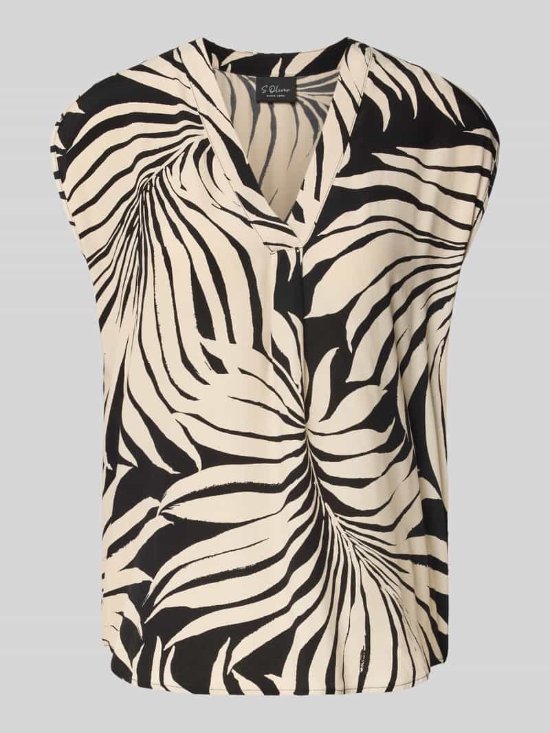 S.Oliver BLACK LABEL Blouse met korte mouwen