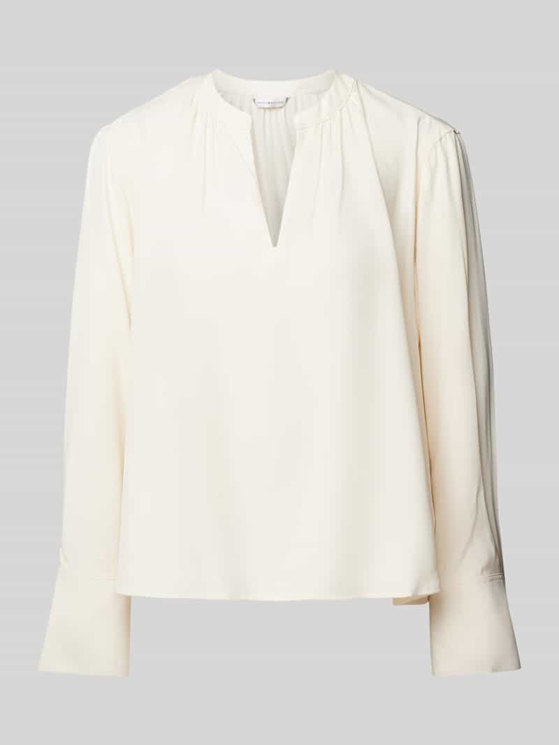 Tommy Hilfiger Blouse met lange mouwen SOFT VIS V NECK LS BLOUSE