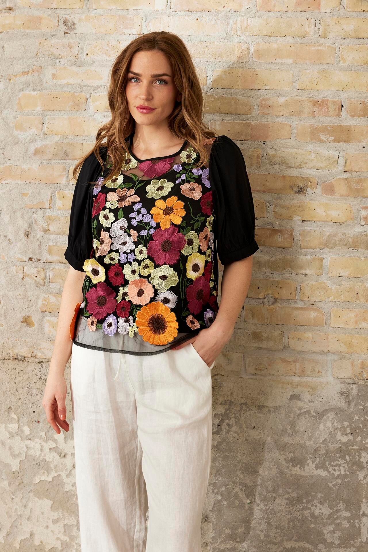 IN FRONT JOSE BLOUSE 16215 000 (Multicolor 000)