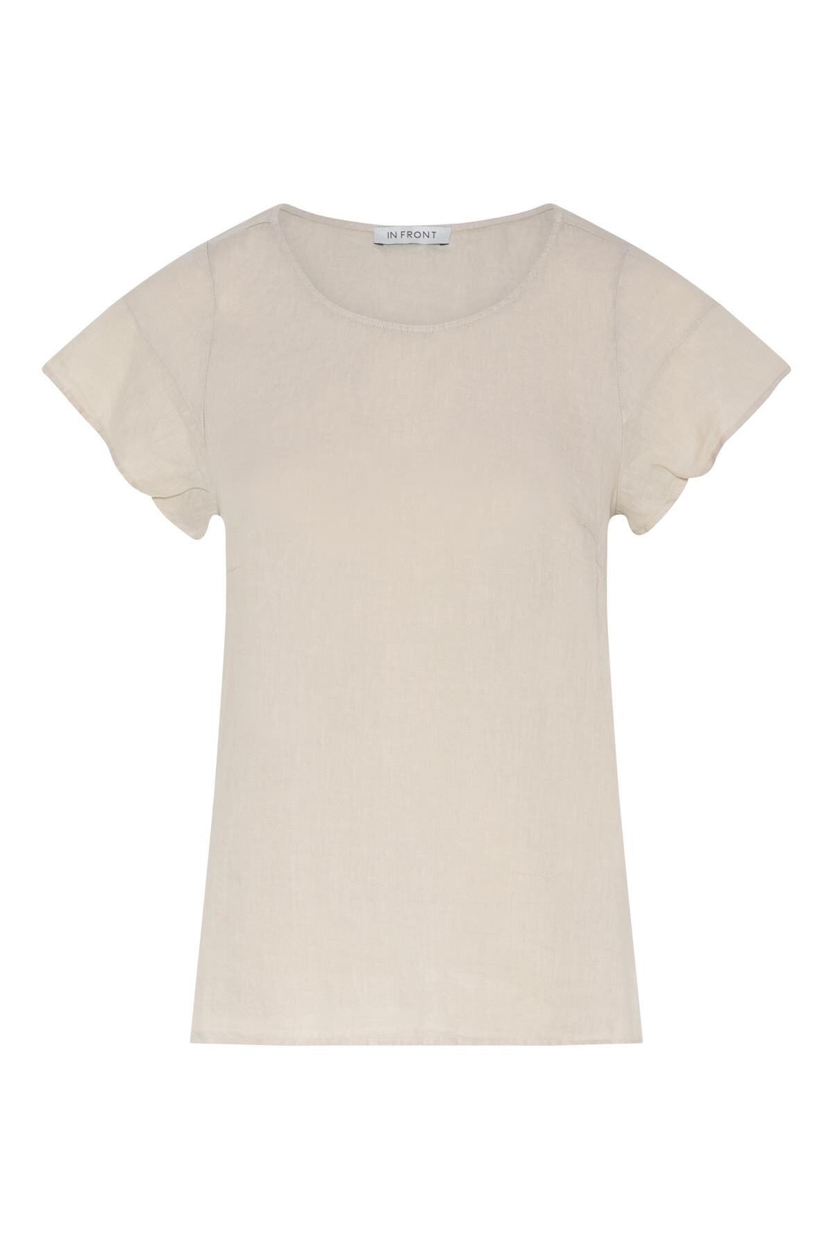 IN FRONT LINO BLOUSE 15692 190 (Nature 190)