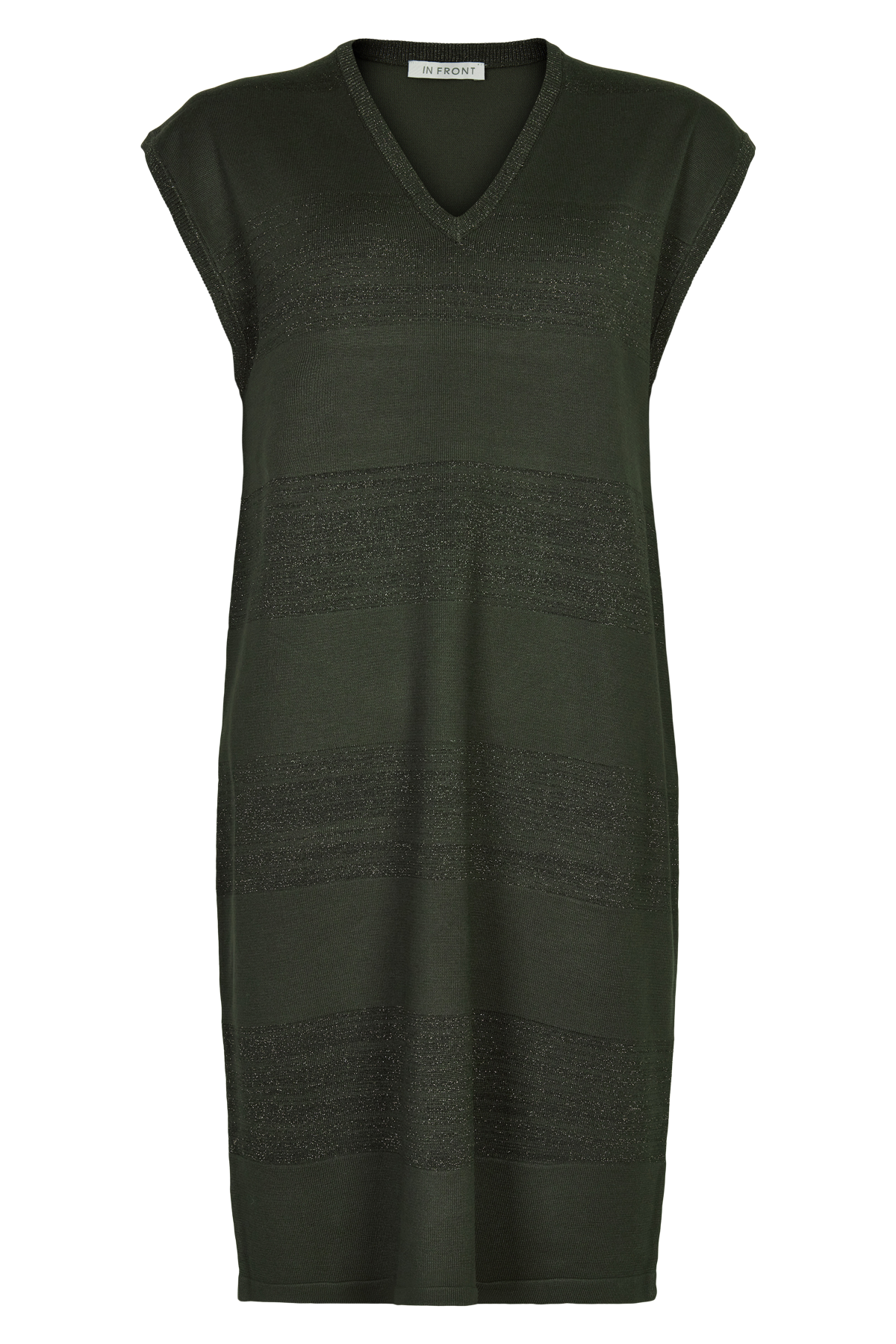 IN FRONT CAMILLIE KNIT DRESS 14727 681 (Army 681)