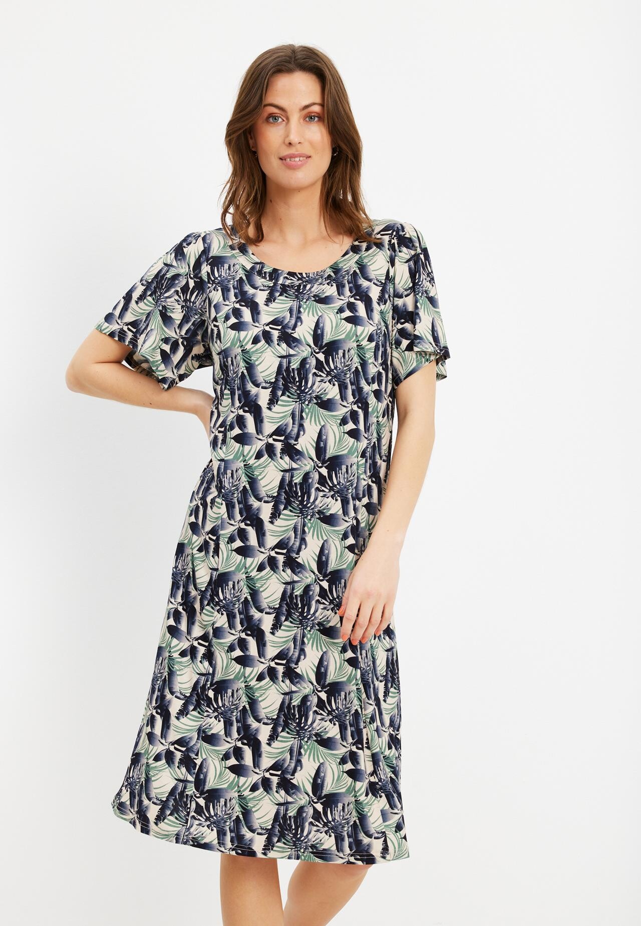 IN FRONT MATILDA DRESS 15719 591 (Navy 591)