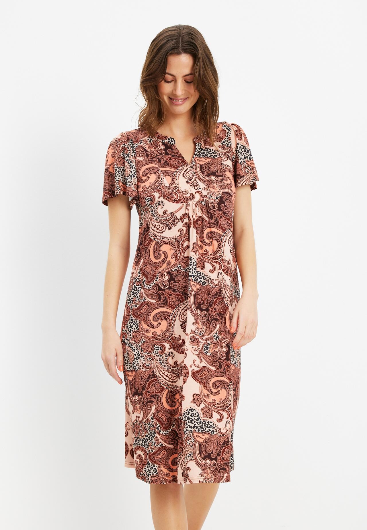 IN FRONT LOLA DRESS 15716 215 (Rose 215)