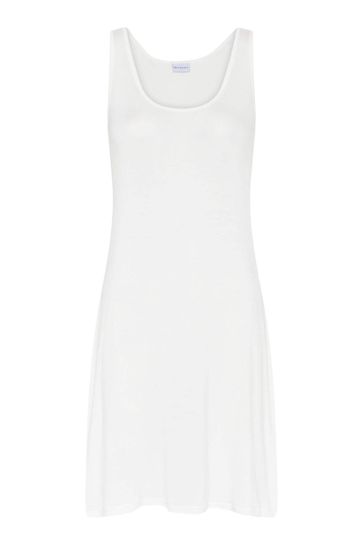IN FRONT SLIP TANK DRESS 16015 010 (White 010)