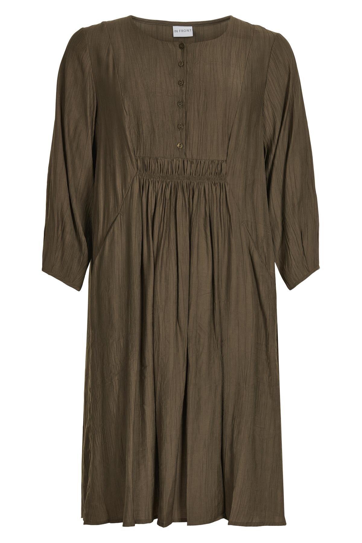 IN FRONT MEJSE DRESS 14795 680 (Olive 680)