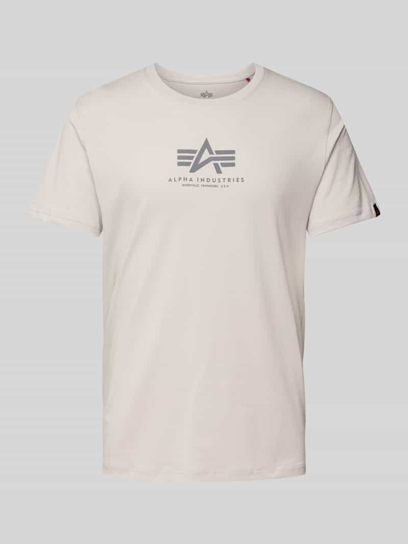 Alpha Industries Shirt met ronde hals Basic T ML