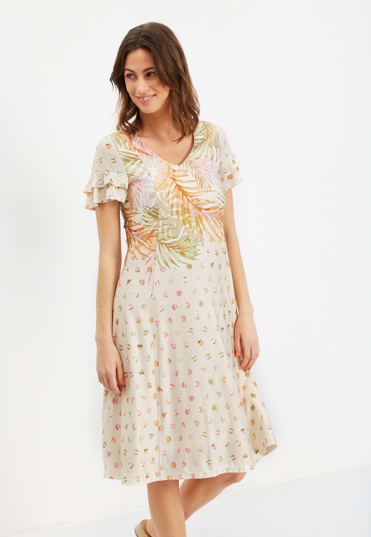IN FRONT CHERI DRESS 15764 190 (Nature 190)