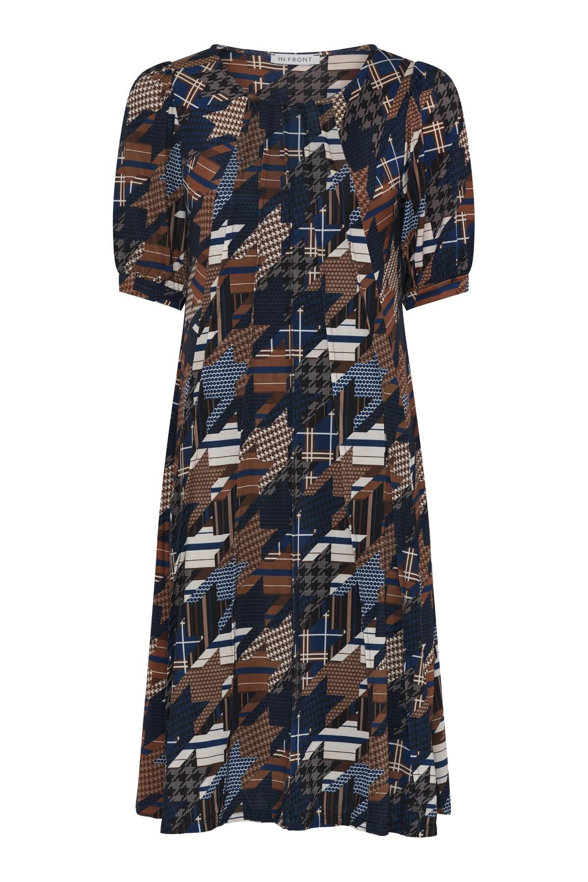 IN FRONT LUCETTE DRESS 16014 501 (Blue 501)