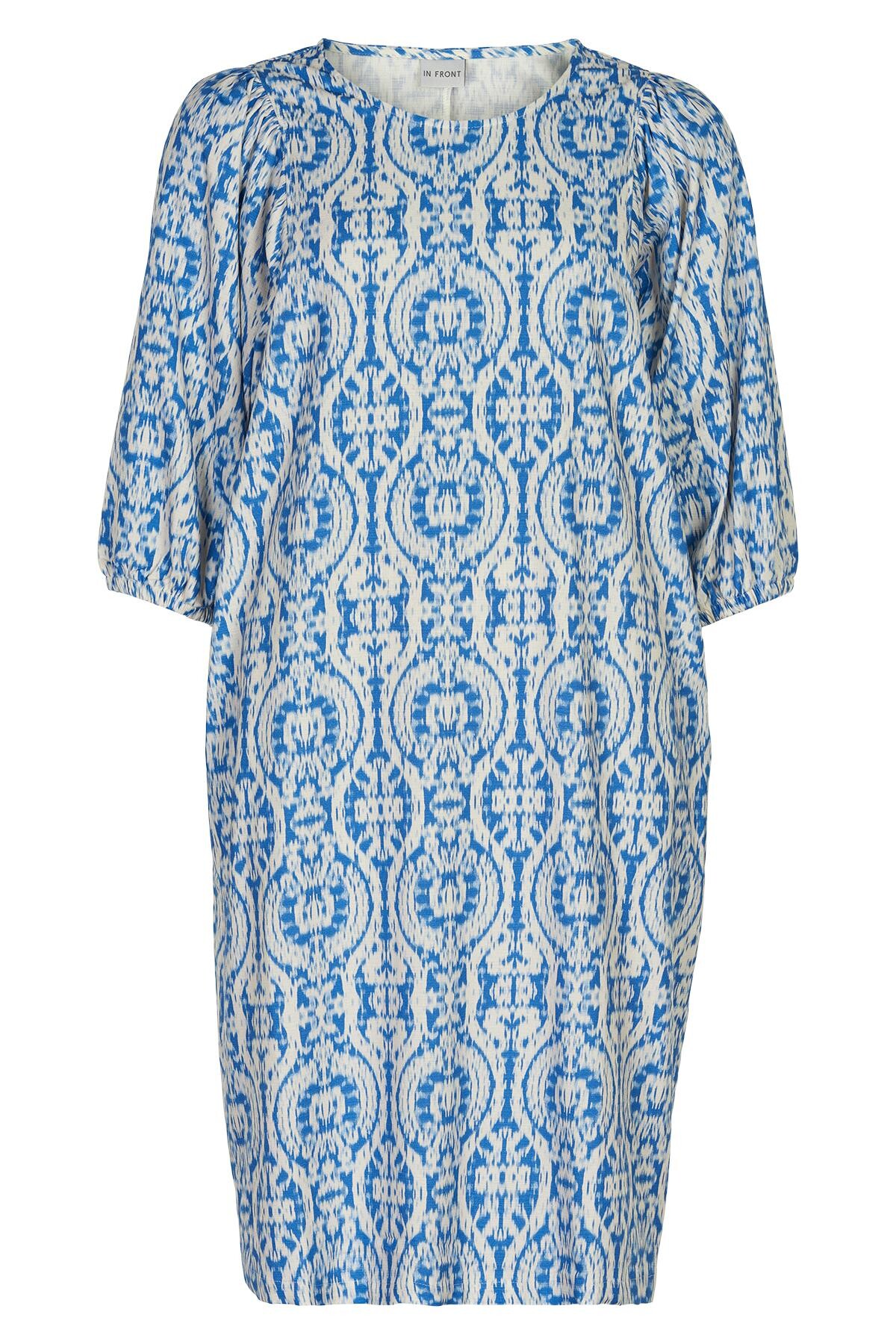 IN FRONT GEORGIE DRESS 14962 501 (Blue 501)