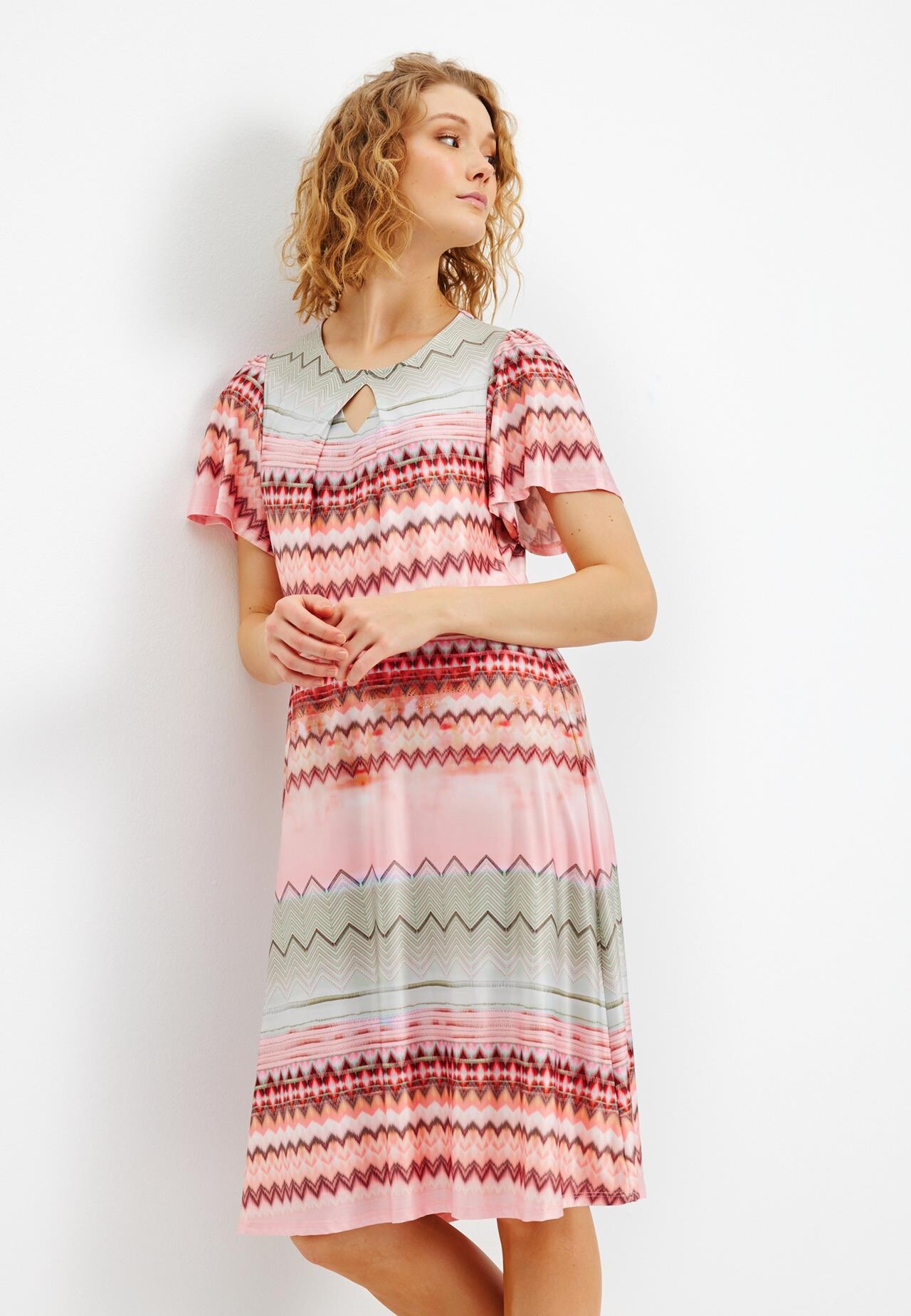 IN FRONT LUNA DRESS 15642 215 (Rose 215)