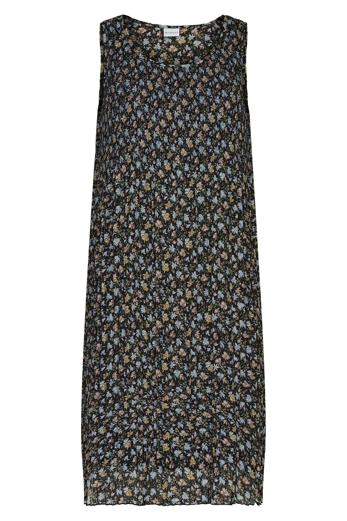IN FRONT JAYDE PLISSE DRESS 14989 999 (Black 999)
