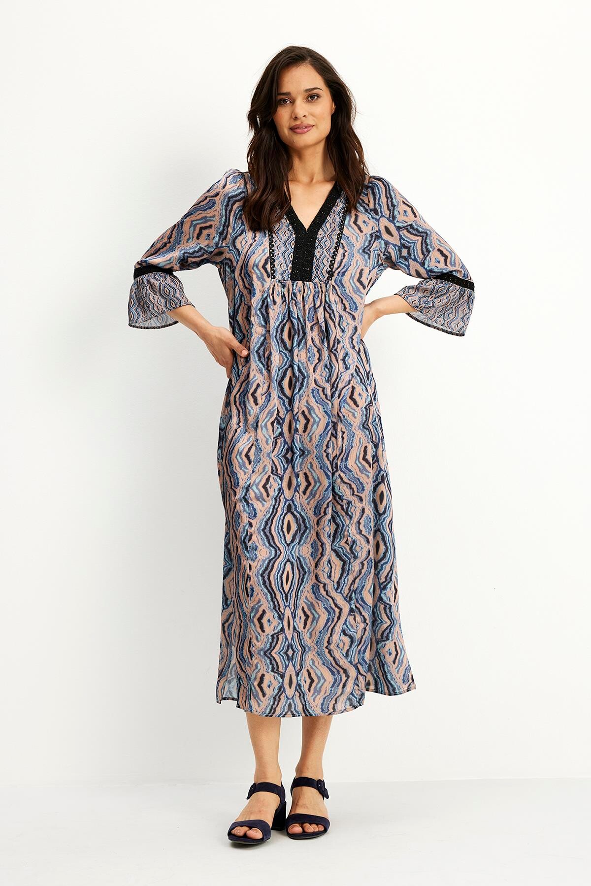 IN FRONT ANNELI DRESS 15791 501 (Blue 501)