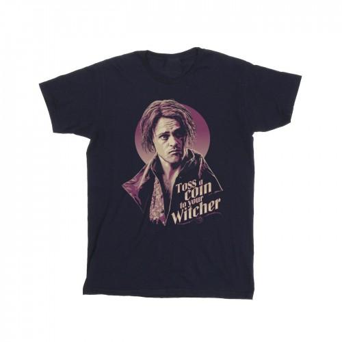 Pertemba FR - Apparel Netflix Heren The Witcher Bard Toss A Coin T-shirt L zwart