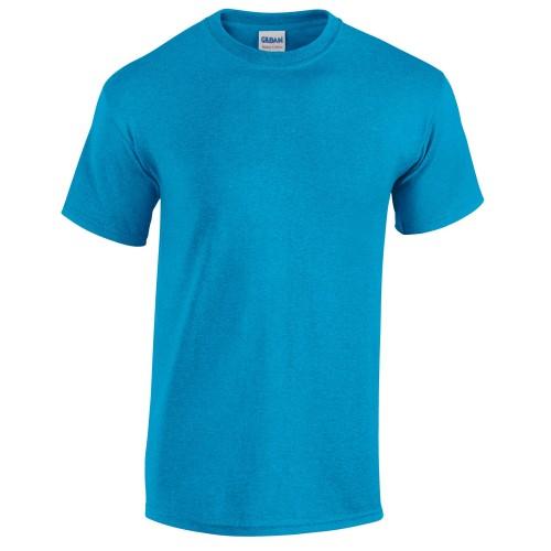 Gildan Heren Heather zwaar T-shirt L bruin