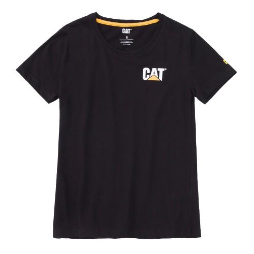 Caterpillar handelsmerk-T-shirt voor heren XL zwart