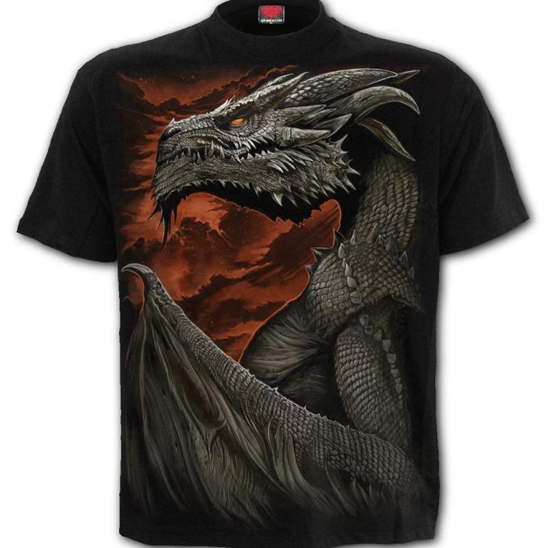 ETST WENDY 005 Donkere Wind Schedel T-shirt 3D Afdrukken Heren T-shirt Zomer Mode Top Punk T-shirt Mannen Plus Size Streetwear 6XL