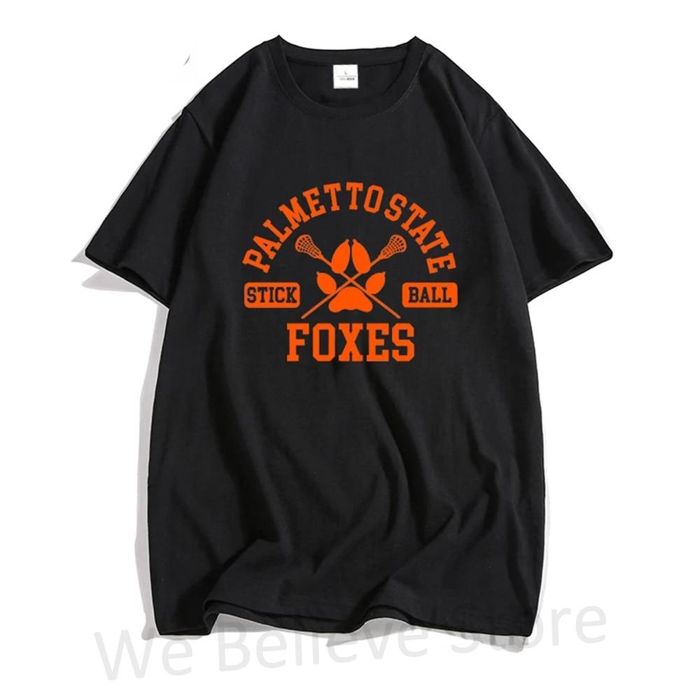WE BELIEVE Alles voor The Game Palmetto State Foxes Andrew Minyard T-shirt Heren Dames PSU Foxes Palmetto State University T-shirts Casual Tops S geel