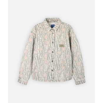 Oxbow Overhemd  Twill overhemd van AOP GENTIANA