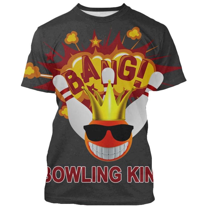 Xin nan zhuang Mannen Vrouwen van 3D Korte Bedrukte Vellen T-shirts Trui Drijvend tegelijk om populaire zomersporten in 3D T-shirts te dragen XL