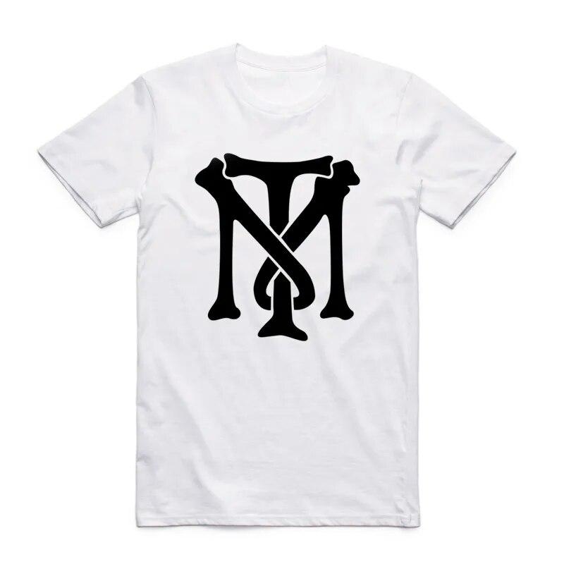 YSM Cotton Tshirt Print Beroemde Film Scarface Mode Heren T-shirt Korte Mouwen O Hals Zomer Casual Wit Tony XXXXL wit