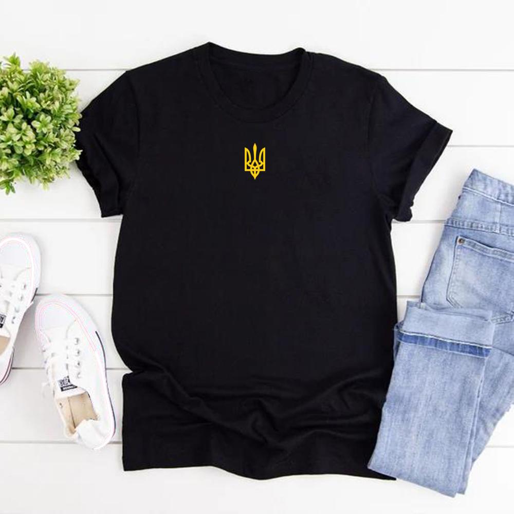 JY85HA Oekraïense T-shirt Zelensky T-shirt Unisex T-shirts met korte mouwen Oekraïne T-shirts Dames Heren Streetwear Top Casual kleding XL zwart