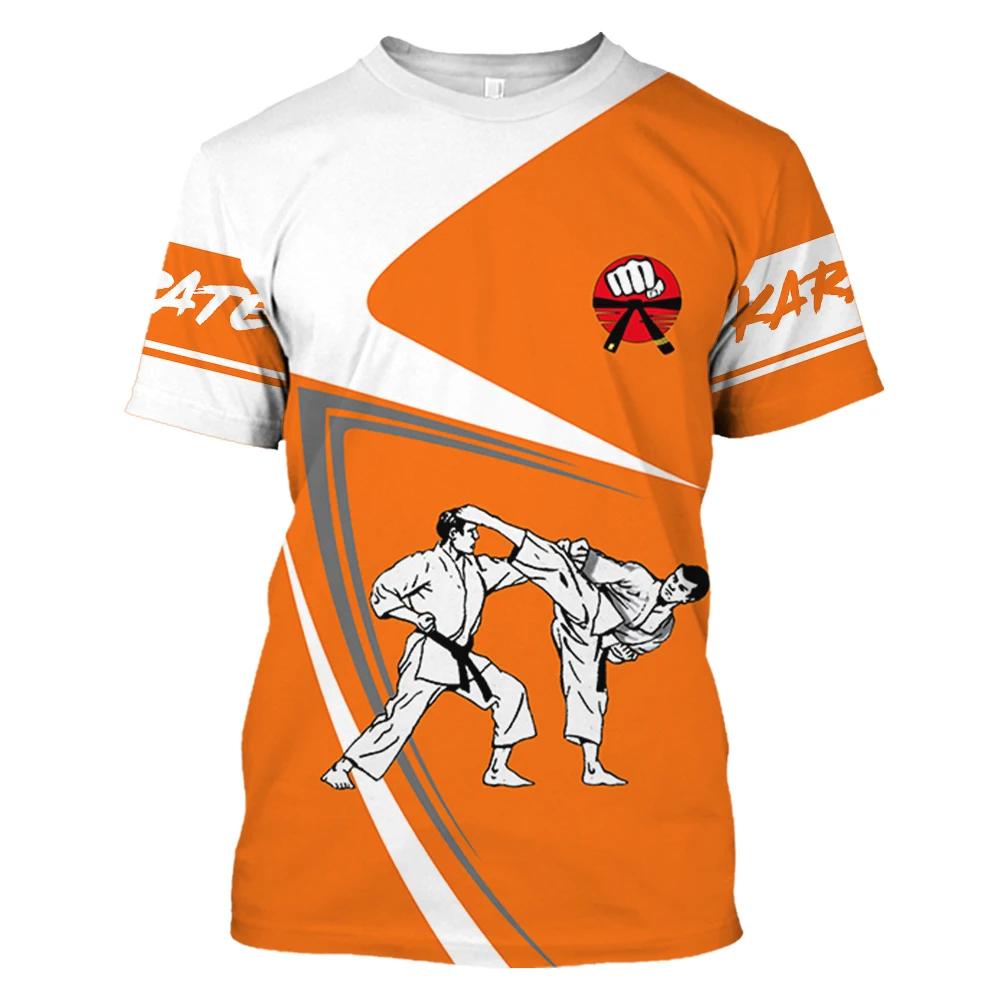 Xuhaijian02 Japan Training T-shirt Mannen 3d Karate Gedrukt Tee Tops Oversized Korte Mouwen Hoogwaardige Sportkleding Mannen Sneldrogende t-shirt 6XL