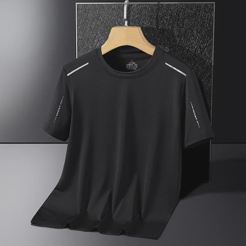 VantaGoods Heren snel drogend Ice Silk Mesh Loose Fit strand T-shirt XL