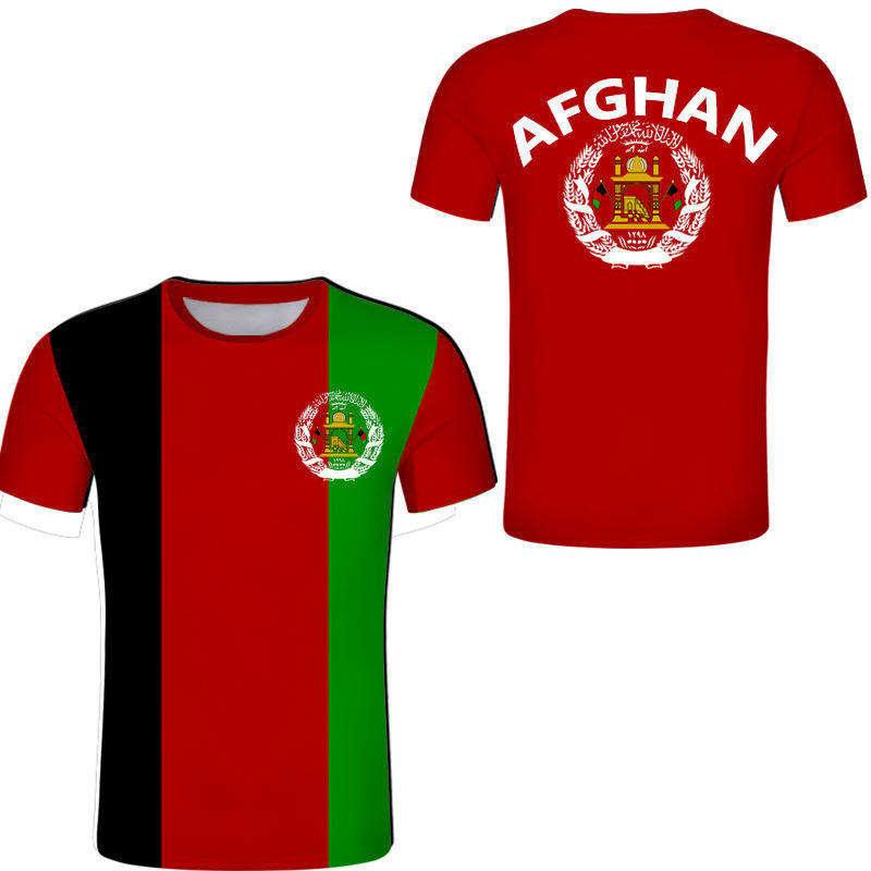 ForYourBeauty Kinder T-shirts Afghanistan Voetbal Vlag Jongens Heren T-shirt Voetbalstijl Unisex Korte Mouw Kinderstijl Geschikt voor Jongenskleding 170