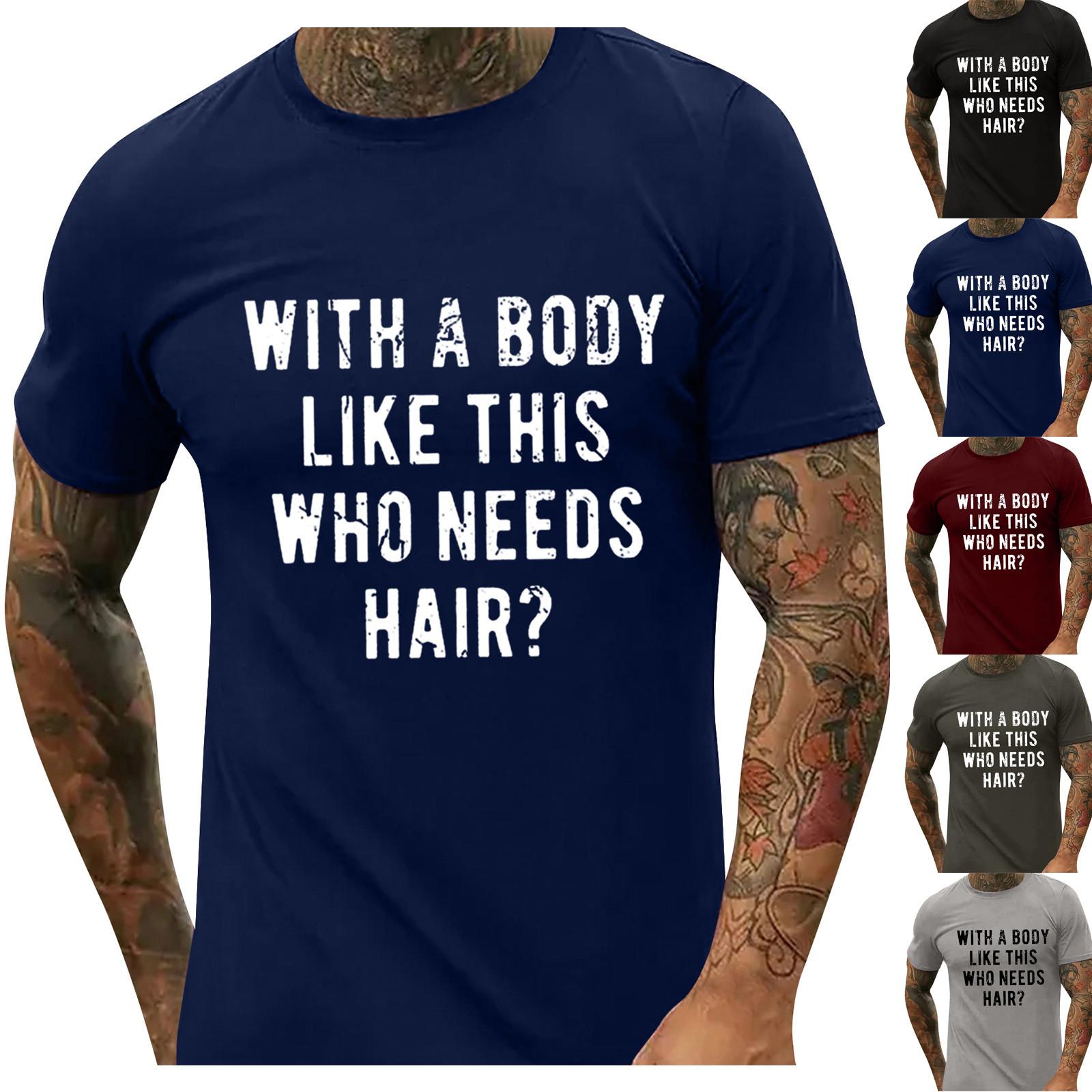 Wahaha123 Heren T-shirt T-shirts Grafische tekst Pool3D-printing Straat Casual Korte mouw Bedrukte kleding Basic XL rood
