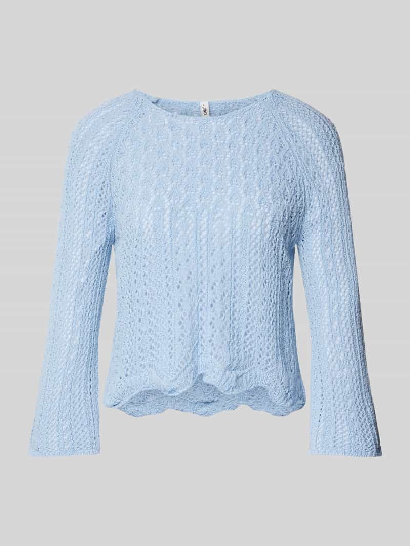 Only Trui met ronde hals ONLNOLA LIFE 3/4 PULLOVER KNT NOOS