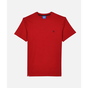 Oxbow T-shirt Korte Mouw  Effen 4flo T-shirt geborduurd op de borst TEBAZ