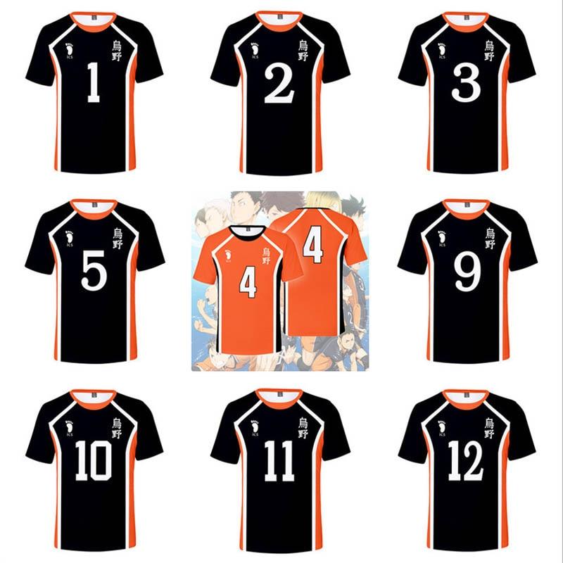 Building Toys Nieuwe Anime Haikyuu Cosplay Kostuum Hinata Shoyo 3d T-Shirt Karasuno High School Volleybal Tops Kageyama Tobio Tiener Sweatshirt L