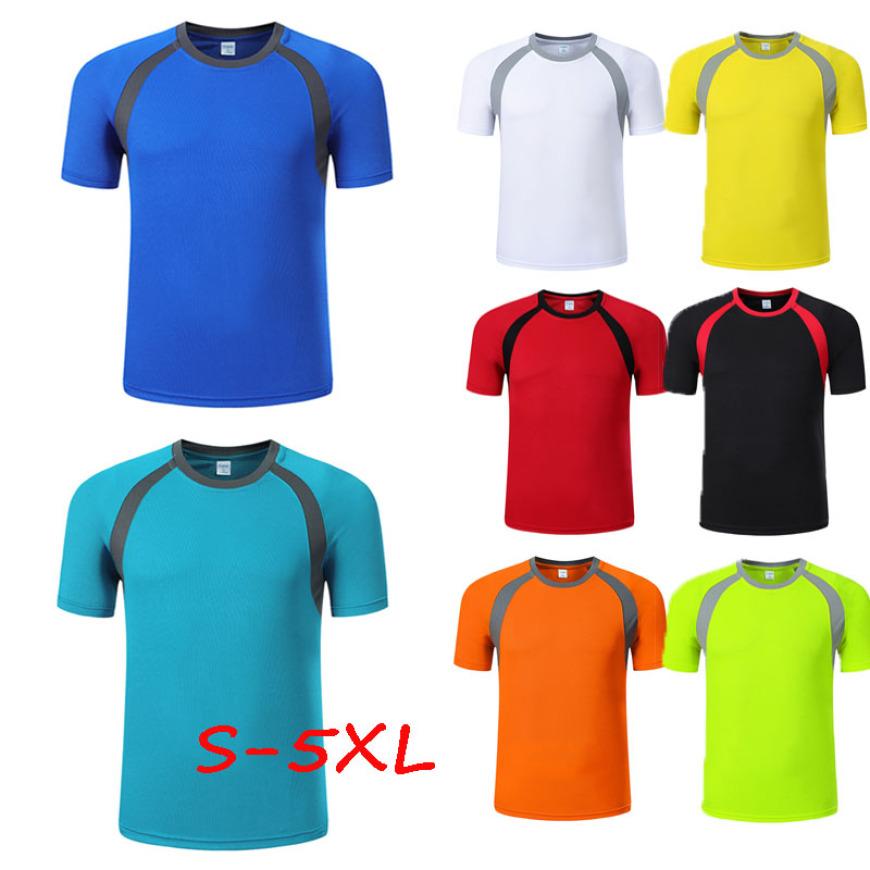IEFiEL Zomer heren gymshirt sneldrogend hardloopshirt sport T-shirt met korte mouwen workout training tees M fluorescerende groene kleur