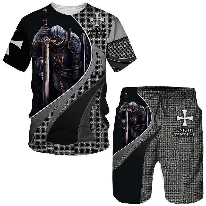 ETST 03 Tempeliers T-shirt Jongens Meisjes Roman 3D Print Design Mode T-shirts Mode Mannen Vrouwen Kleding Top Tees Kinderen korte mouwen XXL
