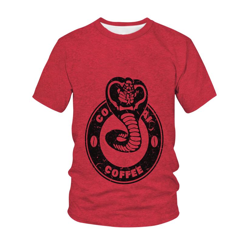 ETST WENDY 005 Snake Patroon T-shirt voor Mannen 3D Gedrukt Herenkleding Zomer Hip Hop Rock Tees Kid Jongen Grappig Casual O-hals Oversize T-shirts L
