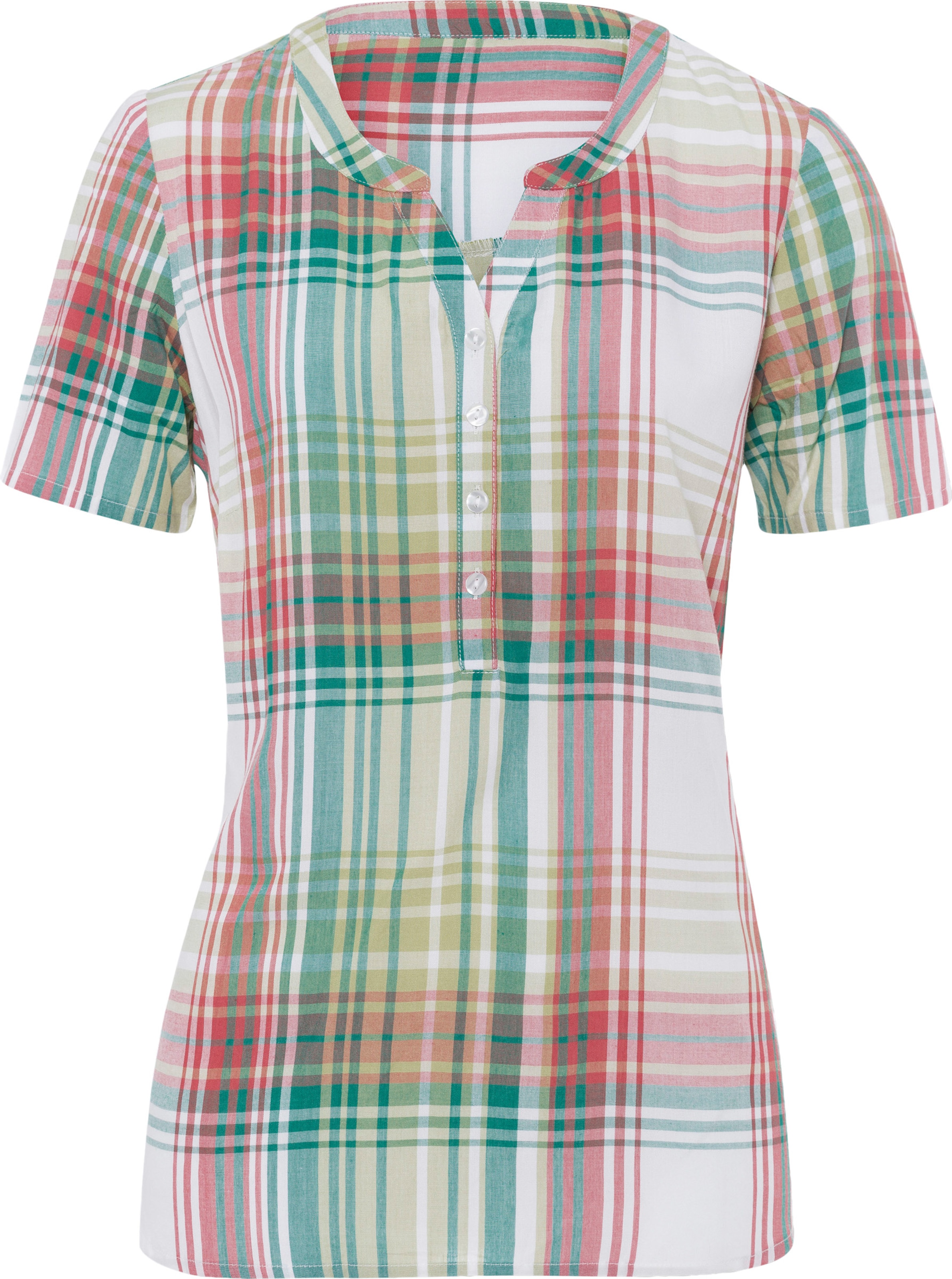 Classic Basics Geruite blouse