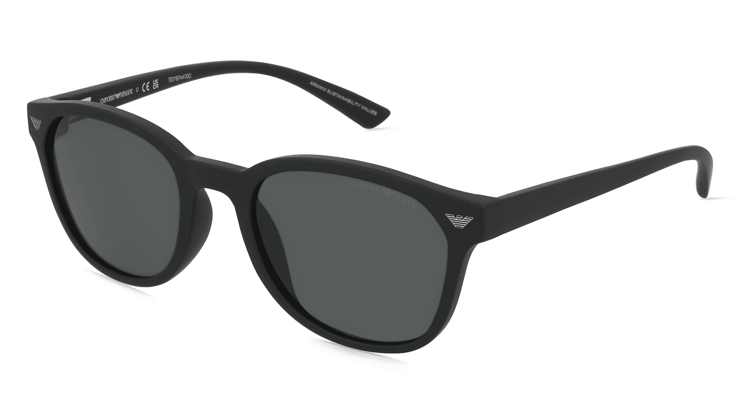 Emporio Armani 0EA4225U Mannen Zonnebril, zwart mat