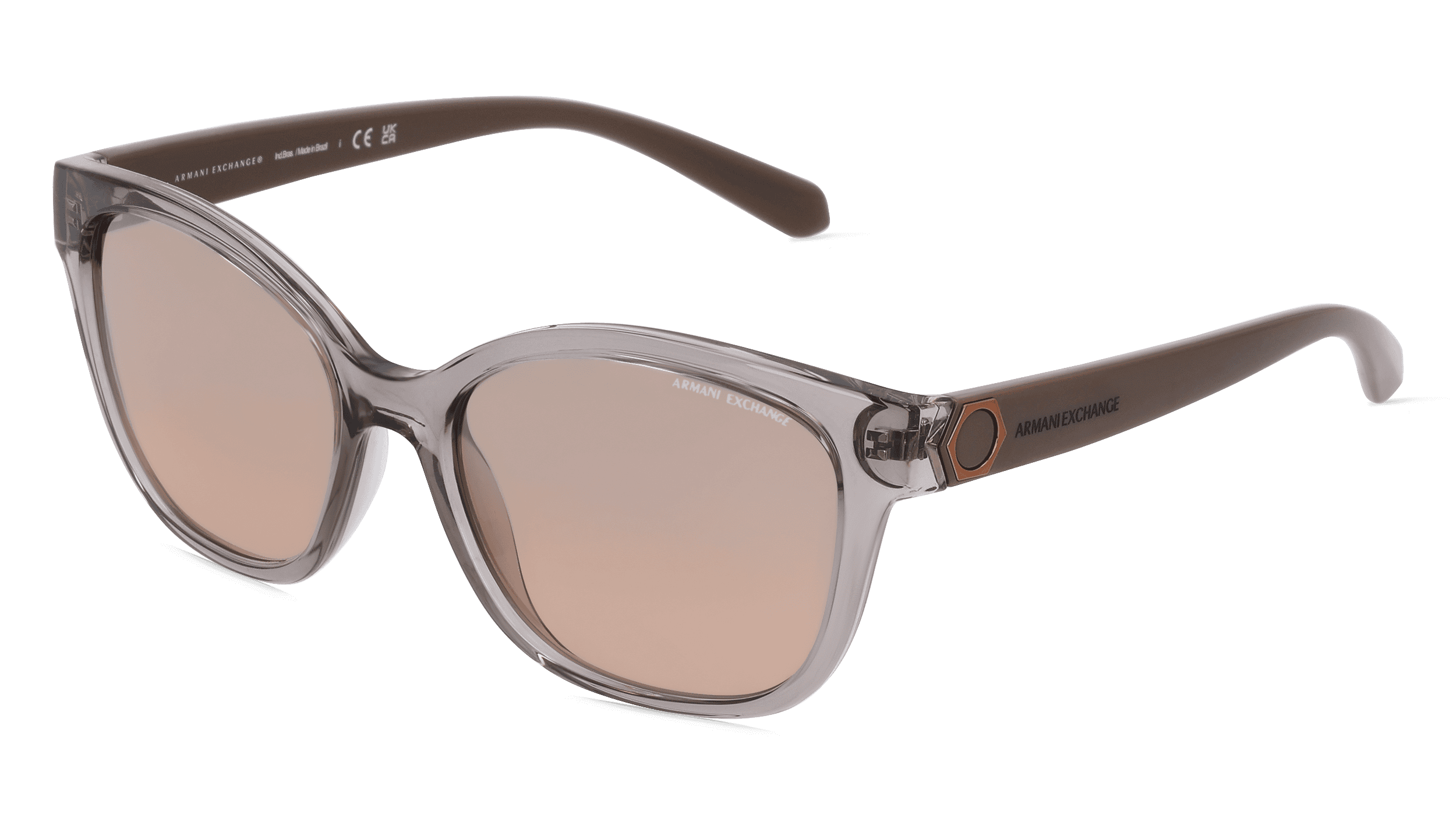 EMPORIO ARMANI AX4127S Vrouwen Zonnebril, bruin
