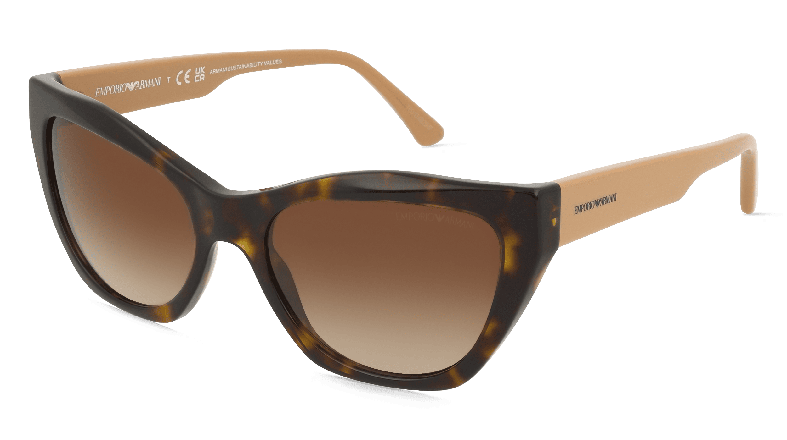 Emporio Armani 0EA4176 Vrouwen Zonnebril, Havanna glanzend