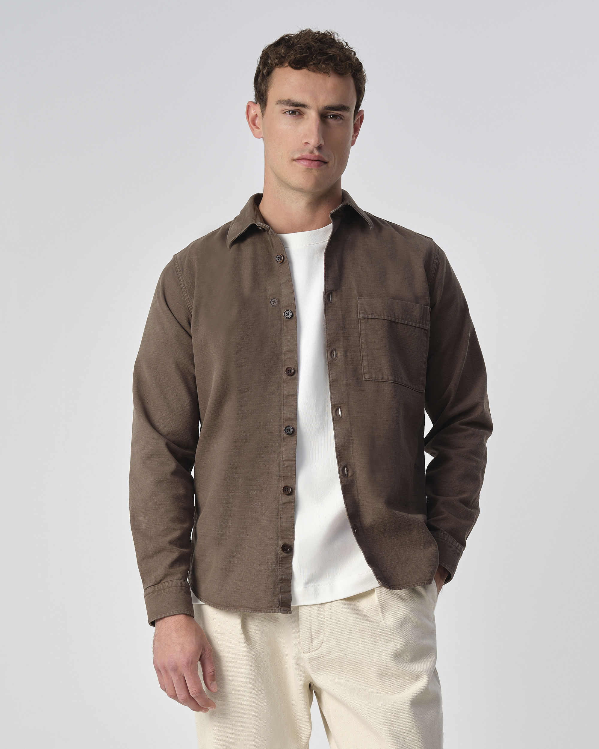 J.C. Rags casual overhemd met lange mouwen rix