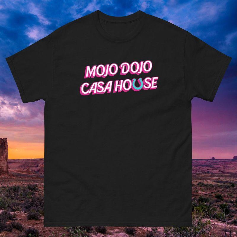 Nihao Mojo Dojo Casa House T-shirt Film Barbenheimer Unisex Heren Dames Top Zomer Grappig Grafisch Fit Roze Premium Tee Katoen Limited S