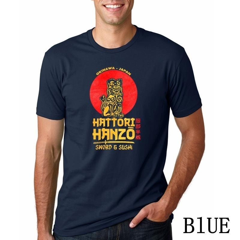 91140105MA0LRRXG83 Tops Zomer Cool Grappig Unisex T-shirt Hatori Hanzo Japanse Samurai Zwaarden Kill Bill Katana Gedrukt Unisex T-shirt L