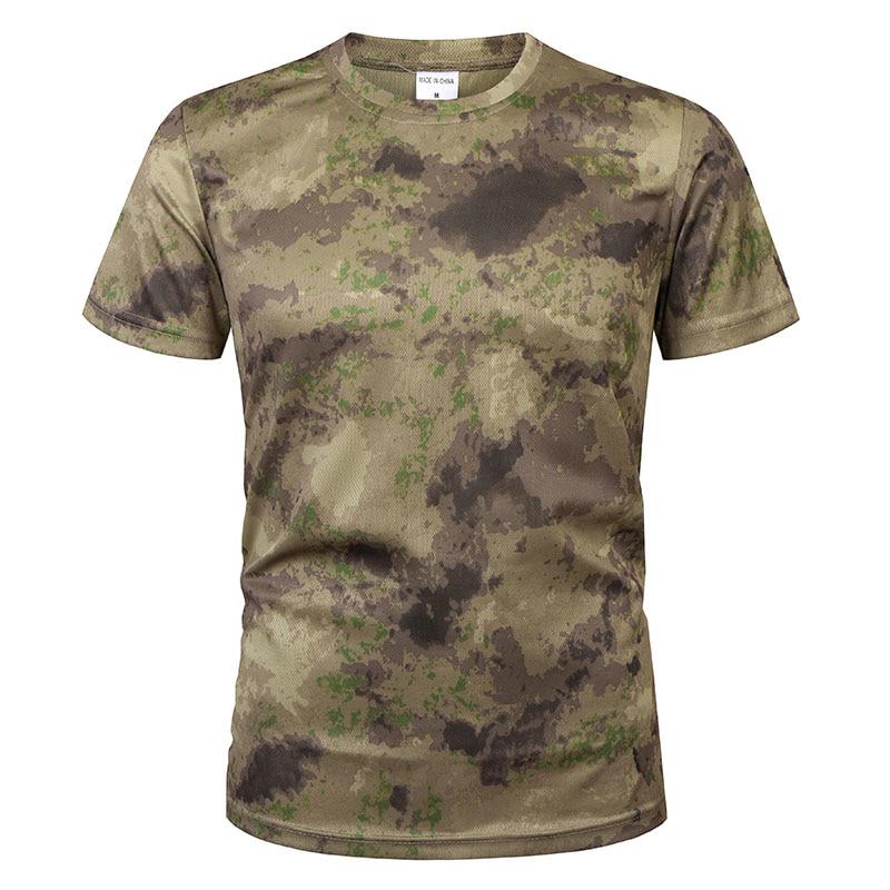 ForYourBeauty Mannen Plus Size Kleding Losse Zomer Tops Dier 3D Print T-shirt Paar Man Legergroen Patroon Tees O Hals Korte Mouw Top Ademende Man Shirts L