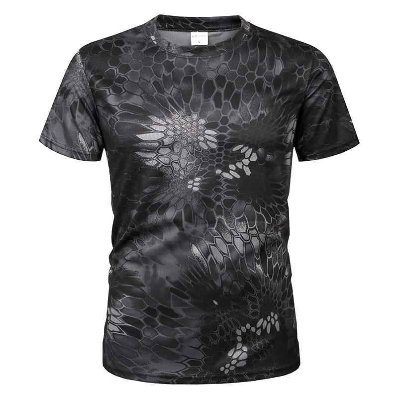 HerSight Mannen Plus Size Kleding Losse Zomer Tops Dier 3D Print T-shirt Paar Man Legergroen Patroon Tees O Hals Korte Mouw Top Ademende Man Shirts 6XL