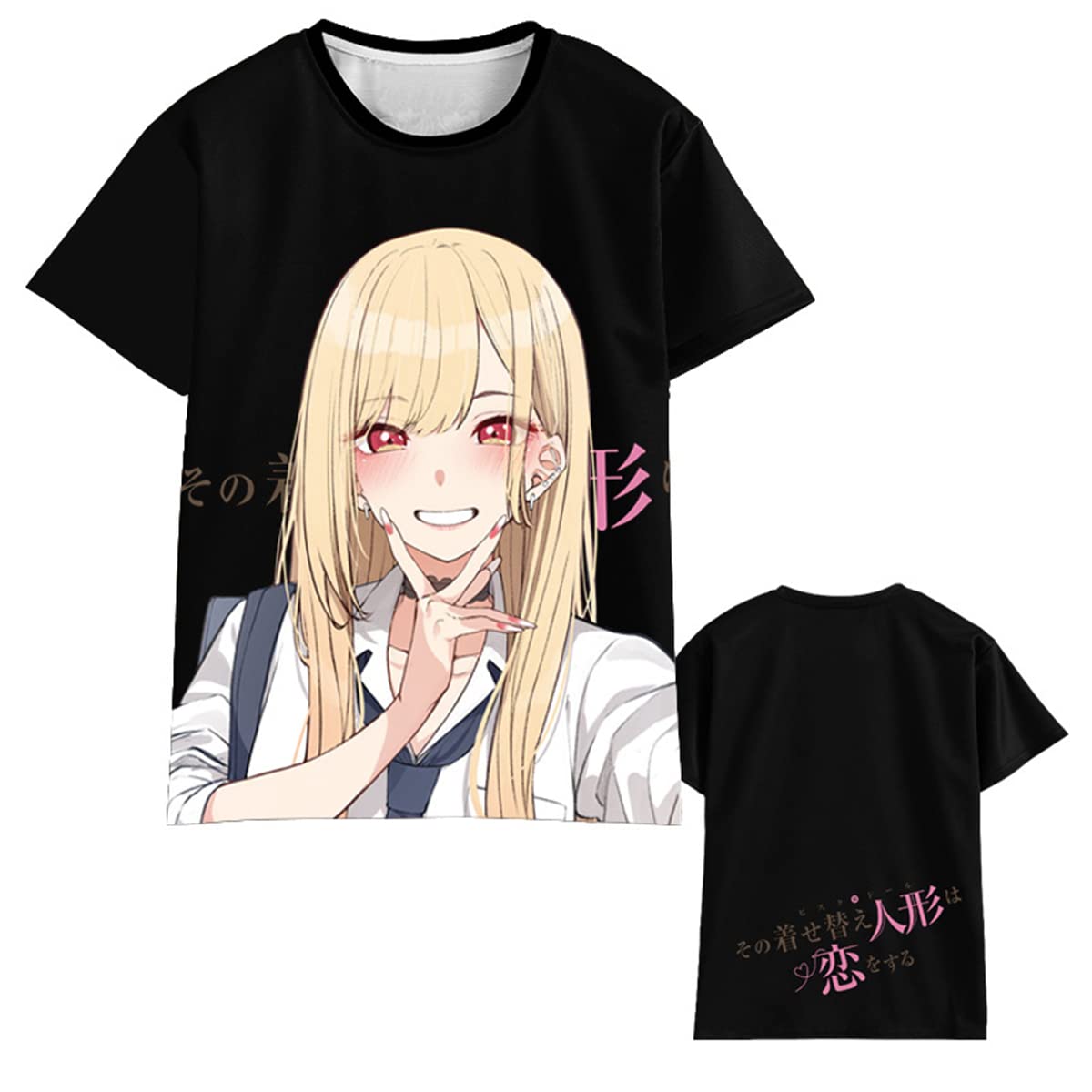 ETST WENDY 05 Anime Manga My Dress Up Darling T-shirts 3D Print Mannen Vrouwen Casual T-shirt Streetwear Oversized Harajuku Kinderen Tops Tees Kleding 2XL