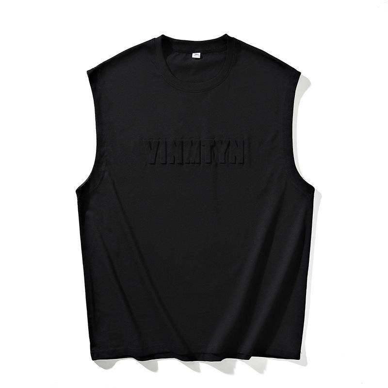 Plus Size Men Clothing 10XL Zomer Dikke Plus Size Heren Mouwloos T-shirt Ronde Hals Kam Schouder Casual Sportbroek 10XL