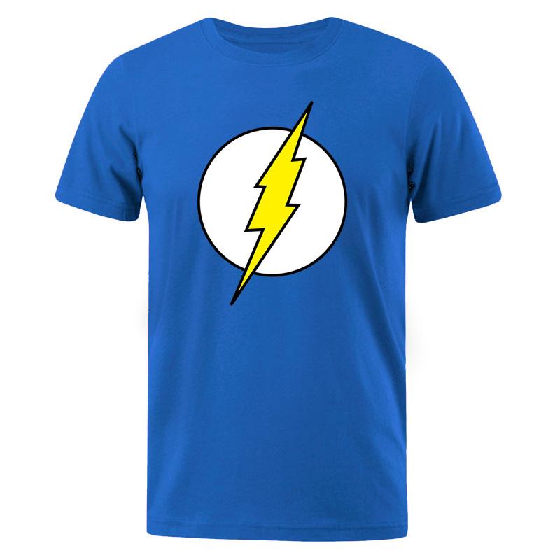 HerSight The BIG BANG Theory T-shirt The Lightning Print T-shirt voor heren Katoenen oversized kleding Casual Street Korte mouwen Grappige T-shirts XXXL