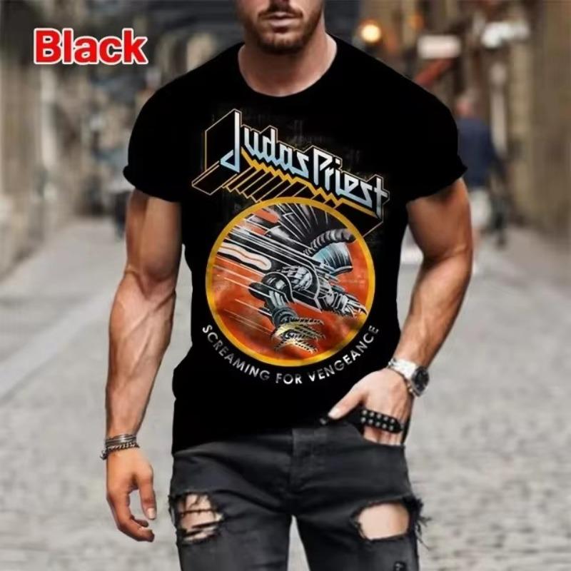 Forever Men Heren T-shirt Snel drogende tops Zomermode Straat Korte mouw T-shirts 3D grafische print T-shirts Oversized herenkleding M