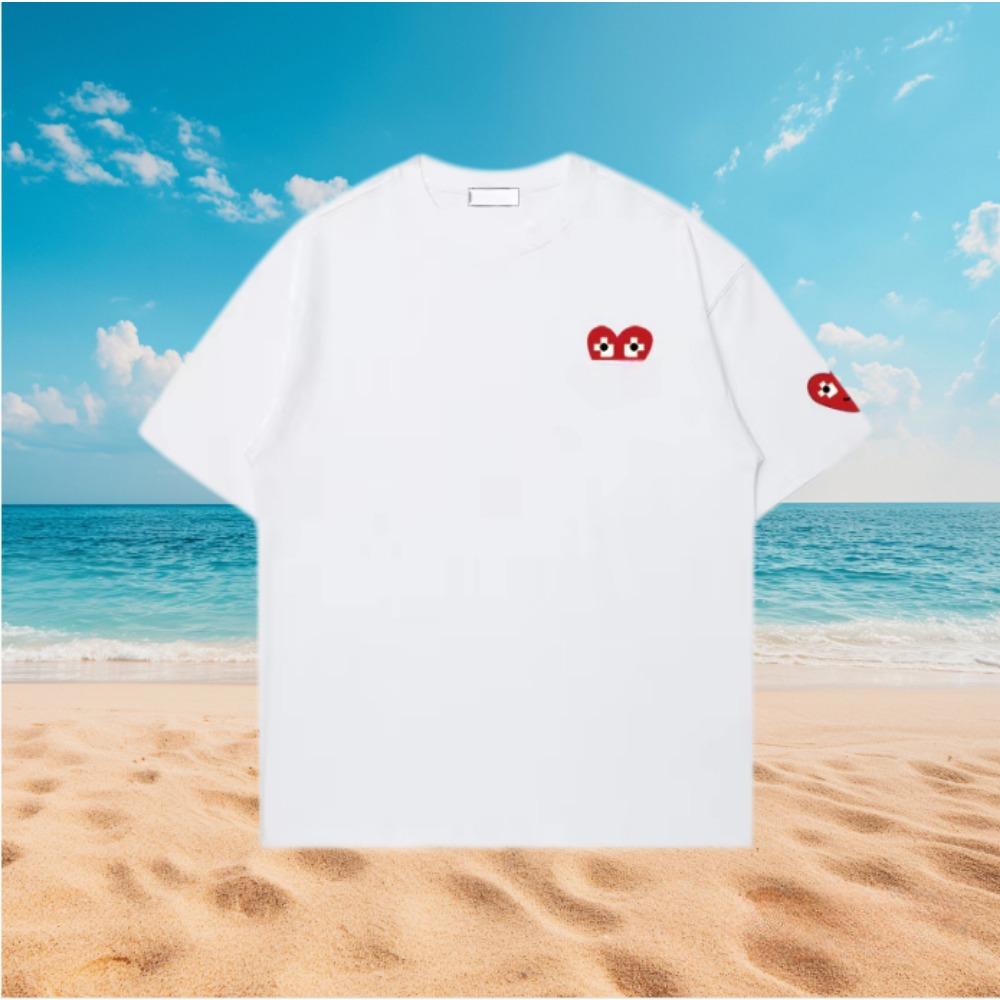 TENJINGE Trendy Hoogwaardig trendy T-shirt met korte mouwen voor heren, comfortabele zomertrui met ronde hals (2025), unisex top voor koppels L